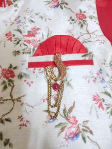 Men's Floral Nehru Jacket Set