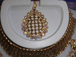 Multicolour Stones Necklace set
