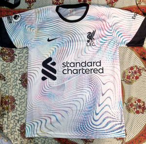 M. Salah Liverpool FC Standard Chartered Jersey