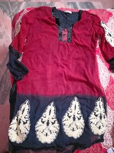 Elegant Embroidered Kurti loose fit