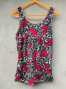 Womens Floral Print Bra Top