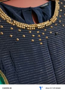 Blue Silk Kurta