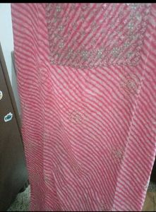 Elegant Pink Striped Kurta