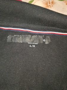 Tommy Hilfiger Black Zip Polo T-Shirt