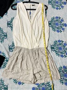 White Romper -Medium