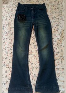 Stylish Flared vintage Blue Jeans🗝️