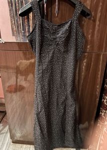 Classy Polka Dot Maxi Dress