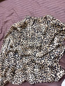 H&amp;M Leopard Print Top
