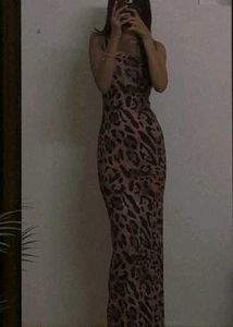 Leopard Print Tube Top