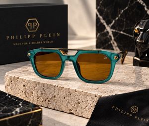 Philipp Plein Teal Sunglasses