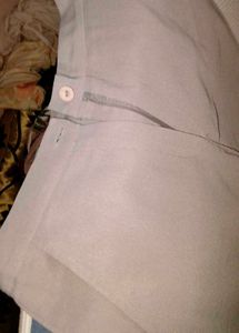 Gray Casual Pants