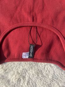 Burgundy Long Sleeve Bodysuit