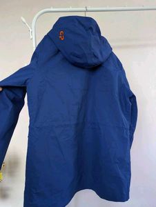 Blue Hooded Jacket