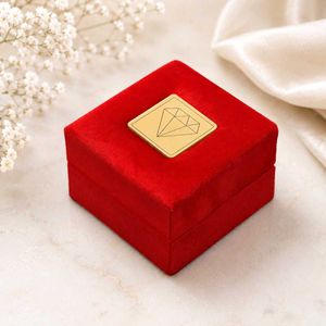 velvet ring box with led light