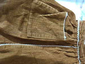 Cute Corduroy Pinafore Dress