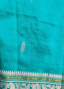 Beautiful saree with zaree work and banarasi t