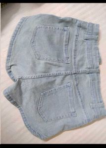 Light Wash Denim Shorts