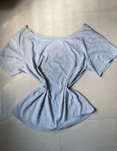 y2k off shoulder bedazzled top