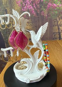 Elegant Hummingbird Jewelry Holder