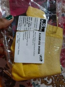 Bright Yellow Comfortable Socks