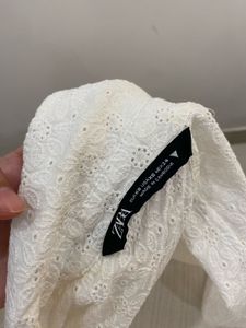 Zara Open Back Long Sleeve Shirt
