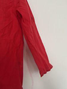 Red Cotton Kurta
