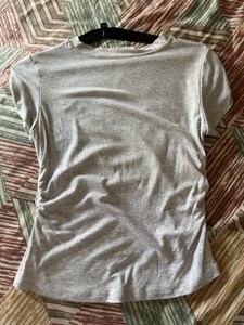 gathered grey top🩶🐭