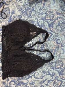 Elegant Black Lace Bralette