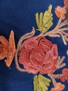 Kashmiri Embroidered Blue Kurta 💙