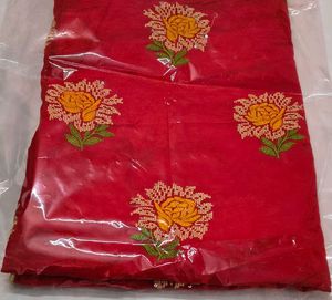 Elegant full Embroidered Red Dupatta