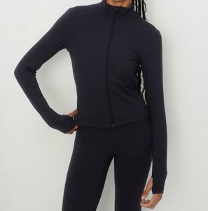 H&amp;M Women's Black Zip-Up active Jacket