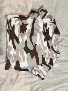 Cow Print Crop TShirt