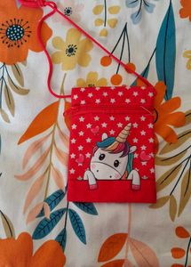 Free Small Teddy With Kids Purse