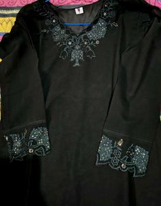 Elegant Black Kurta Set with dupatta