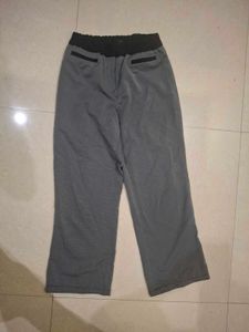 Gray Wide Leg Pants