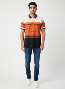 Parx Striped Polo T-shirt