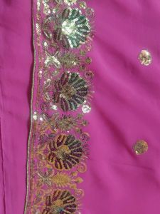 Chamki Pink Saree