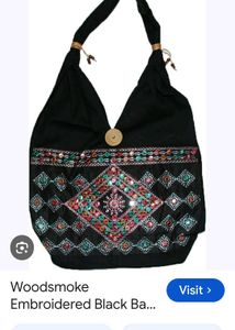 Bohemian Embroidered Sling Bag