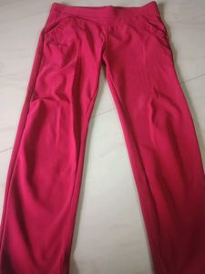 Vibrant Pink Wide-Leg Pants