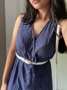Branded Sleeveless Dress