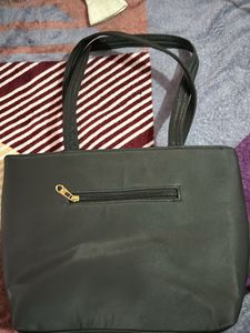 Chic Quilted Black Tote Bag