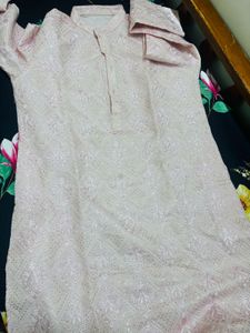 Elegant Pink Kurta Set