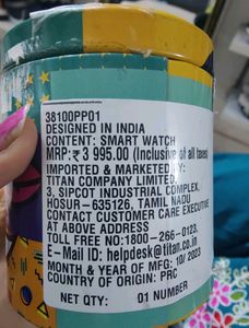 Fastrack Smart Watch. New With Tag. No Offer Coins