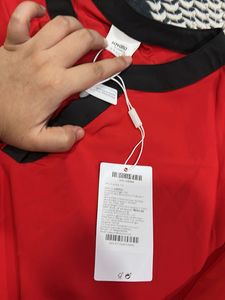 Vibrant Red Long Sleeve Top