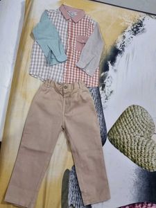 Stylish Checkered Shirt & Pants Set