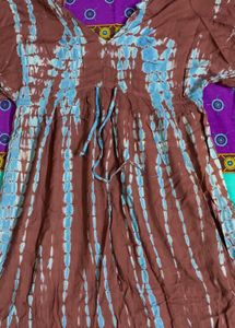 Adjustable Boho Tie-Dye Maxi Dress