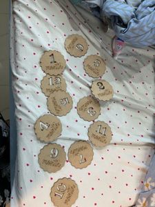 Wooden Milestone Cards for Baby