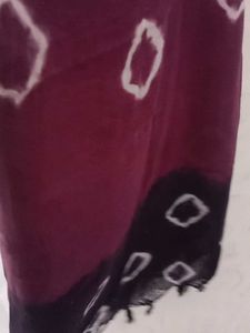Ombre Diamond Print Dupatta with Tassels