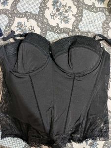 Elegant Black Corset Top