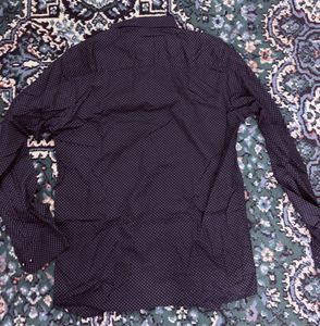 Men's Dotted Long Sleeve Shirt